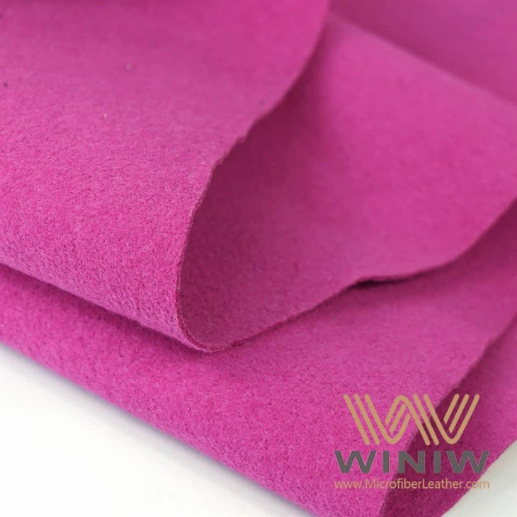 Abrasion Resistant Faux Suede Synthetic Leather Packaging Material