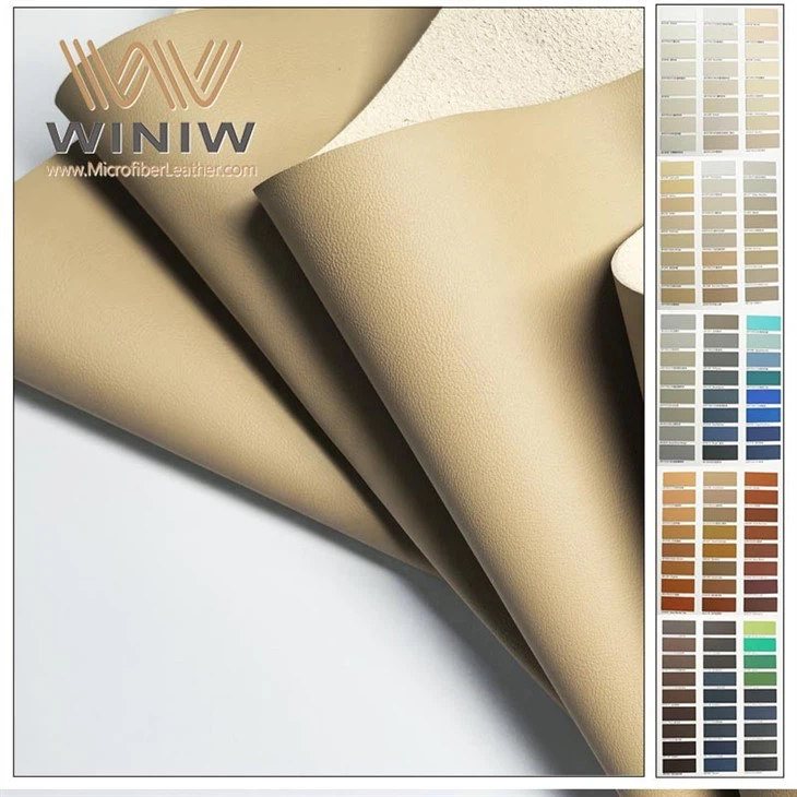 1.2mm Abrasion-Resistant Upholstery Microfiber PU Fabric For Car Seats
