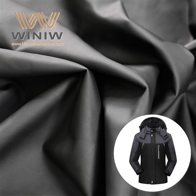 Ūdens atgrūdošs mākslīgais materiāls, mikrošķiedras apģērbi, āda