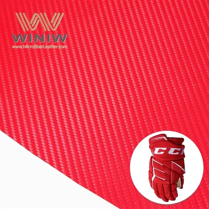 Synthetic Vegan Leather Microfiber Fabric For Hockey Gloves